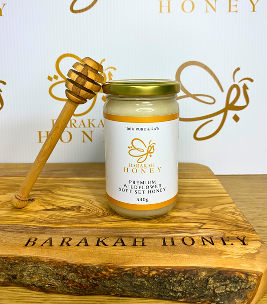 Premium Raw Worcestershire Wildflower Soft Set Honey