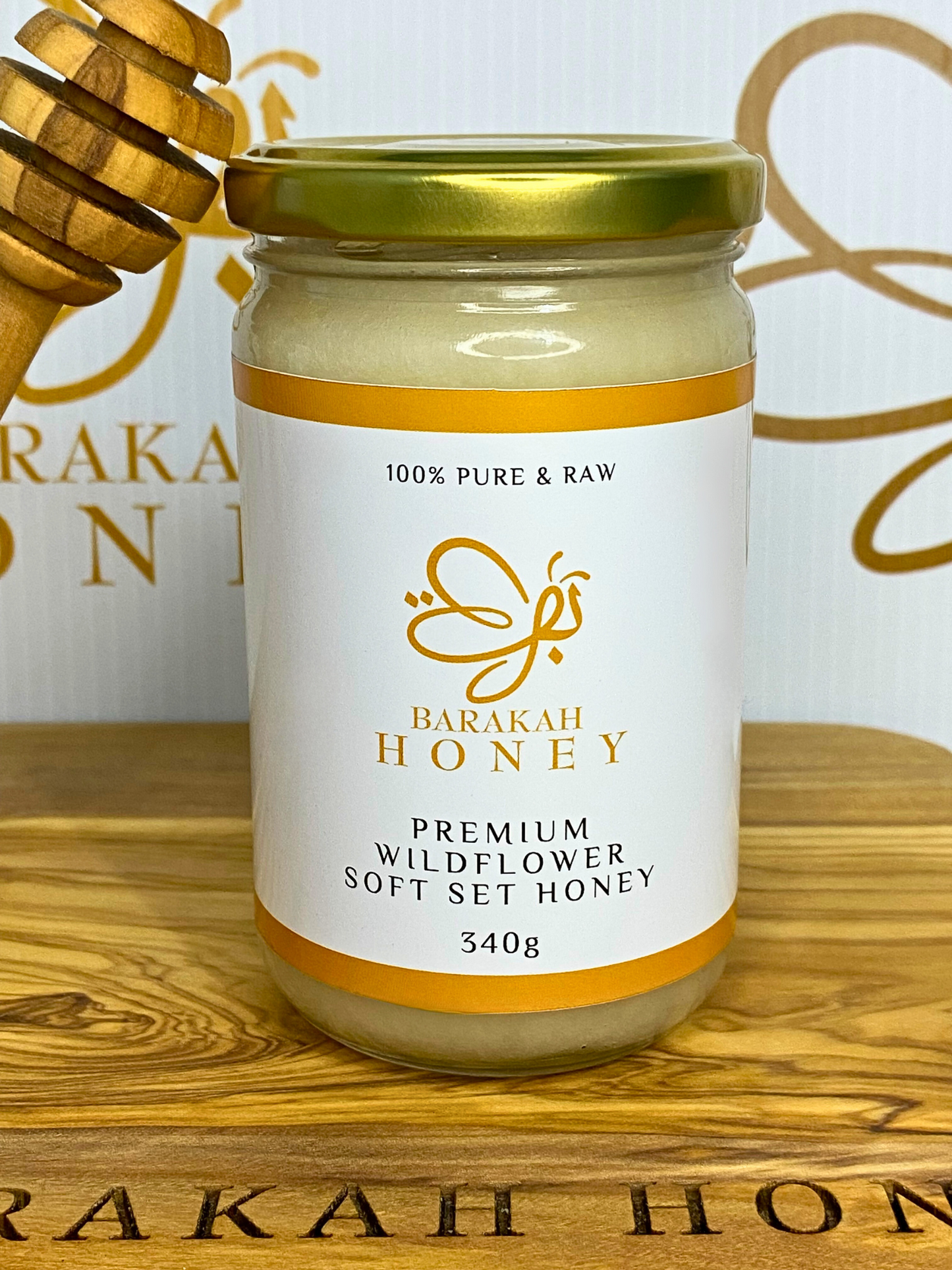 Premium Raw Worcestershire Wildflower Soft Set Honey